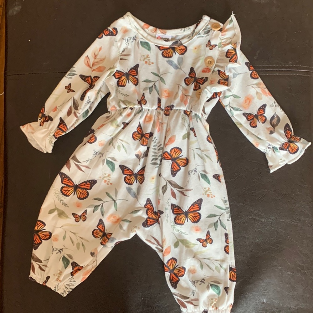 Baby Girl Romper Butterflies